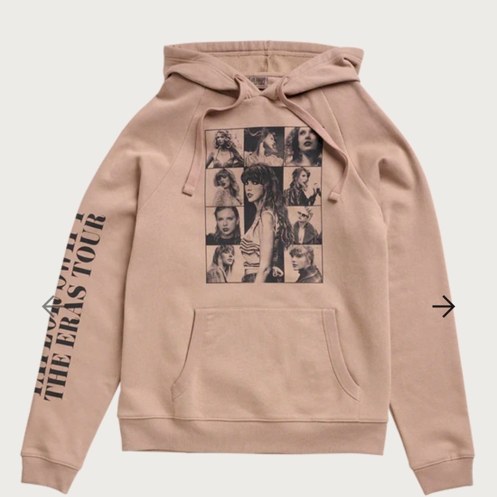 TS Eras Tour Taupe Hoodie - NWT